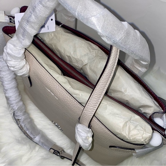 Coach 🤍 leather purse Hanna Carryall Bag New - Picture 13 of 15